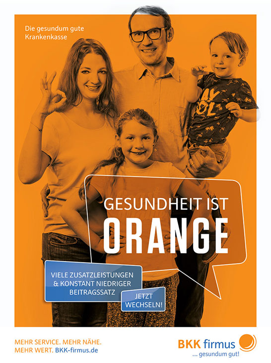 Rudi Schubert, Schubert-Fotografie, Studio für professionelle Werbefotografie, junges kreatives Team, Werbefotografie Münster, Werbefotografie Osnabrück, Werbefotografie, Modelfotografie, Porträt, Porträtfotografie, BKK-Firmus, Krankenversicherung