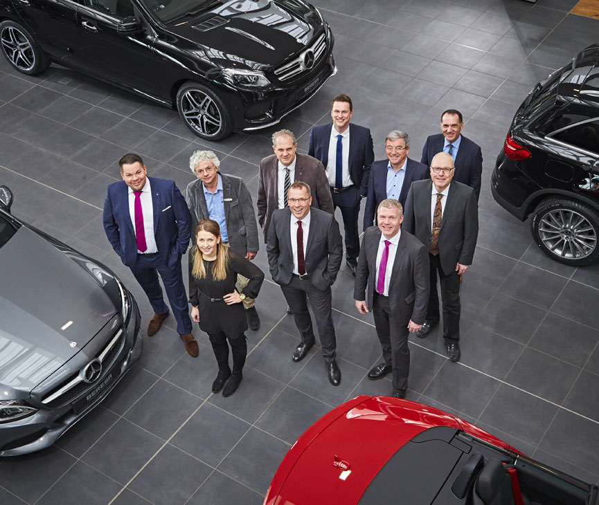 Rudi Schubert, Schubert-Fotografie, Studio für professionelle Werbefotografie, junges kreatives Team, Werbefotografie Münster, Werbefotografie Osnabrück, Werbefotografie, Recruiting, Beresa, Autohaus, Mercedes-Benz, Fahrzeughändler