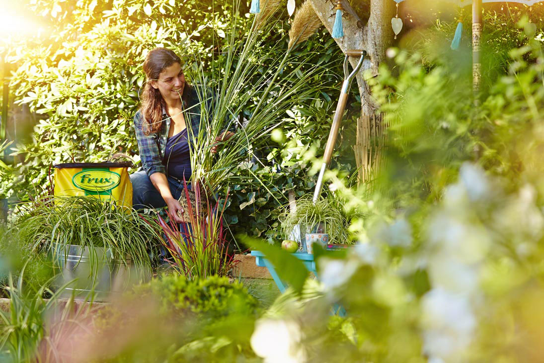 Rudi Schubert, Schubert-Fotografie, Studio für professionelle Werbefotografie, junges kreatives Team, Werbefotografie Münster, Werbefotografie Osnabrück, Werbefotografie, Frux, Blumenerde, Garten, Floristik, Pflanzen, Green Market