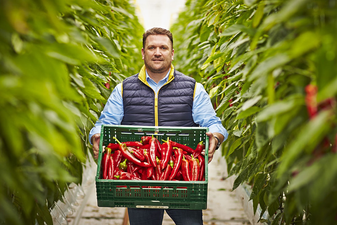 Rudi Schubert, Schubert-Fotografie, Studio für professionelle Werbefotografie, junges kreatives Team, Werbefotografie Münster, Werbefotografie Osnabrück, Werbefotografie, Porträt, Porträtfotografie, Imagefotografie, Landgard Erzeugerportraits, Landgard, Landgard, Landwirtschaft, Gemüseanbau, Gemüsefeld, Acker, Landwirt, Green Market