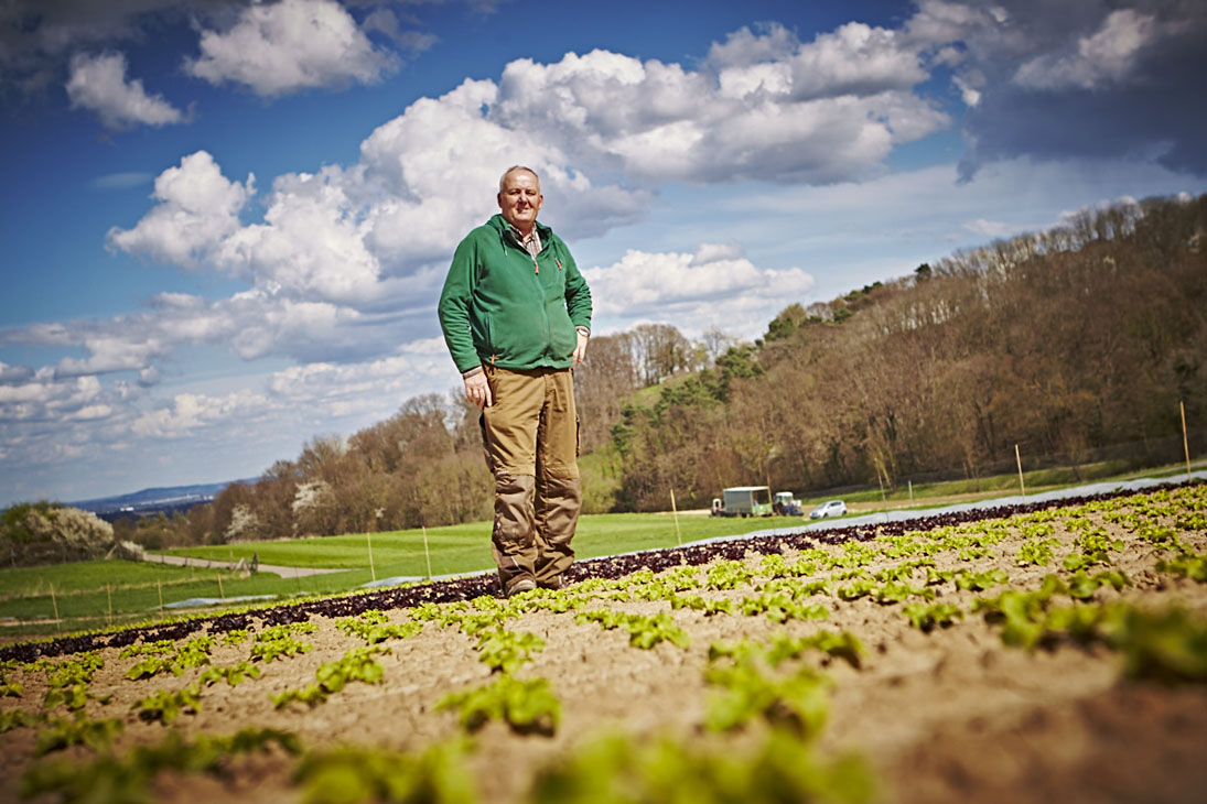Rudi Schubert, Schubert-Fotografie, Studio für professionelle Werbefotografie, junges kreatives Team, Werbefotografie Münster, Werbefotografie Osnabrück, Werbefotografie, Porträt, Porträtfotografie, Imagefotografie, Landgard Erzeugerportraits, Landgard, Landgard, Landwirtschaft, Gemüseanbau, Gemüsefeld, Acker, Landwirt, Green Market