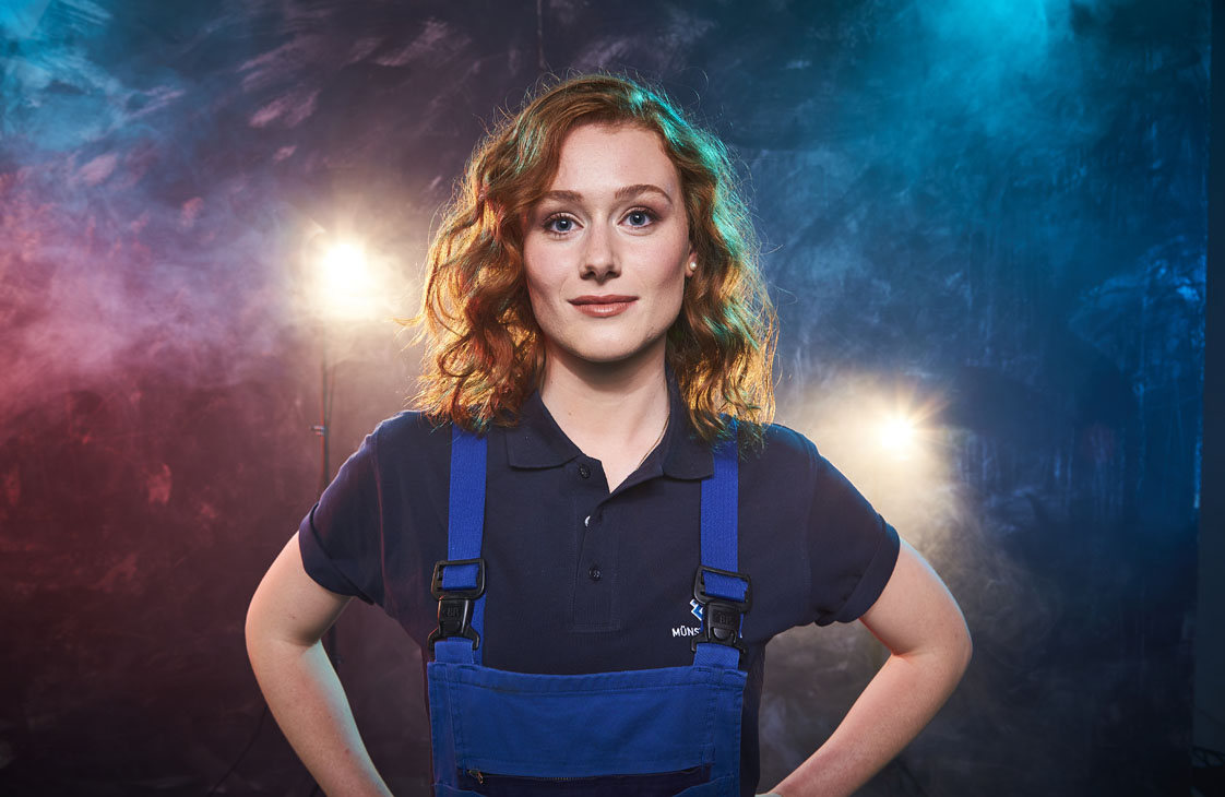 Rudi Schubert, Schubert-Fotografie, Studio für professionelle Werbefotografie, junges kreatives Team, Werbefotografie Münster, Werbefotografie Osnabrück, Werbefotografie, Recruiting, Münstermann Azubikampagne, Münstermann Maschinenbau, Auszubildende