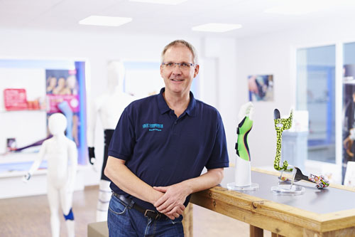 Rudi Schubert, Schubert-Fotografie, Studio für professionelle Werbefotografie, junges kreatives Team, Werbefotografie Münster, Werbefotografie Osnabrück, Werbefotografie, Porträt, Porträtfotografie, Siebeneck Orthopädie, technische Orthopädie, Orthesen, Bandagen, Prothesen, orthopädische Einlagen