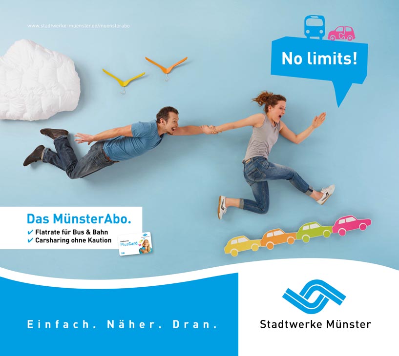 Rudi Schubert, Schubert-Fotografie, Studio für professionelle Werbefotografie, junges kreatives Team, Werbefotografie Münster, Werbefotografie Osnabrück, Werbefotografie, Porträtfotografie, Recruiting, Stadtwerke Münster, das MünsterAbo