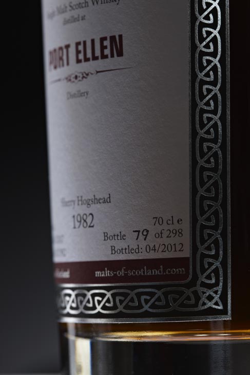 Rudi Schubert, Schubert-Fotografie, Studio für professionelle Werbefotografie, junges kreatives Team, Werbefotografie Münster, Werbefotografie Osnabrück, Werbefotografie, Stillleben, Still-Life, Produktfotografie, Objektfotografie, Malts of Scotland, Whisky, Scotch, Single Malt, Destille, Brennerei, Banff, Clynelish, Port Ellen, Whisky Bottle, Whiskyglas