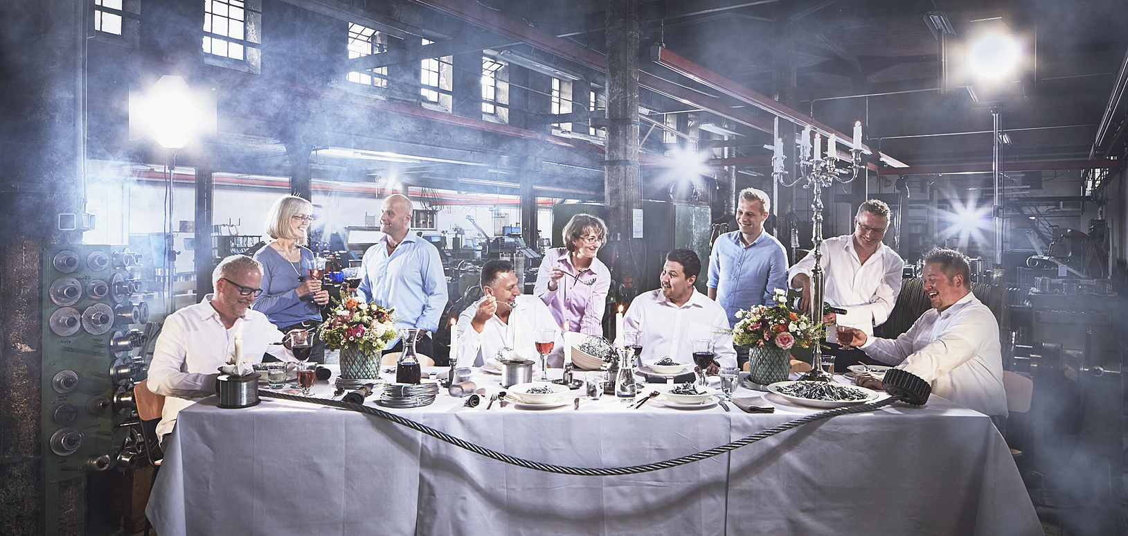 Rudi Schubert, Schubert-Fotografie, Studio für professionelle Werbefotografie, junges kreatives Team, Werbefotografie Münster, Werbefotografie Osnabrück, Werbefotografie, Industriefotografie, Tepe Drahtseilwerk, Stahlseil, Drahtseil, Metallverarbeitung, Stahlverarebeitung