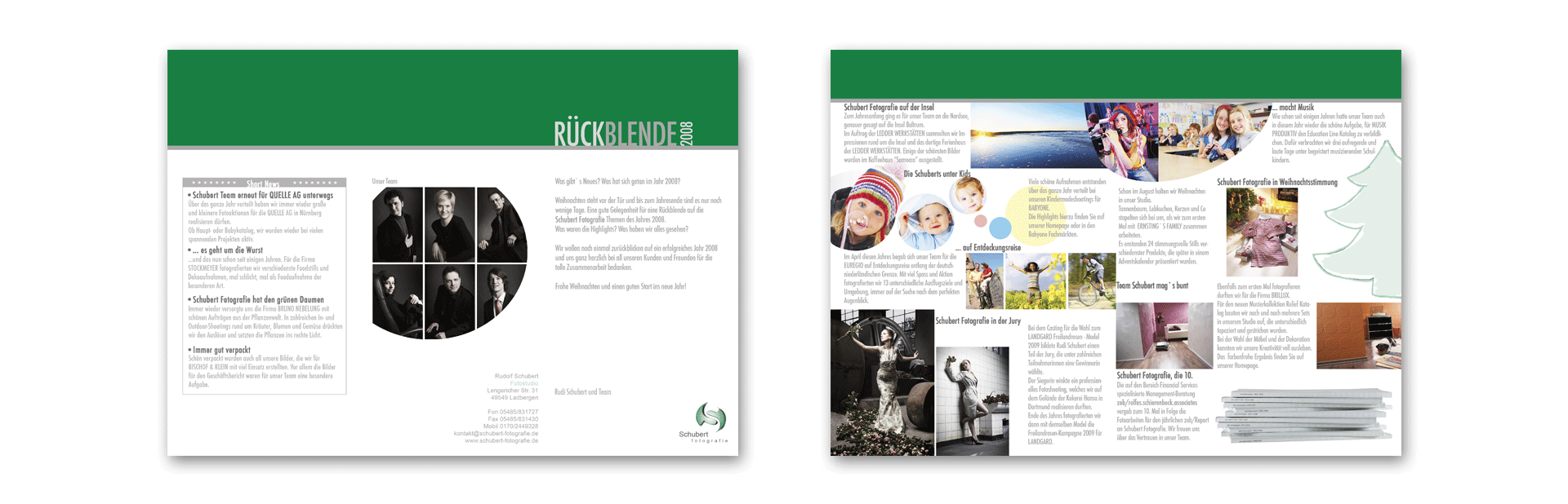 Fotostudio Schubert - Weihnachtskarte 2008