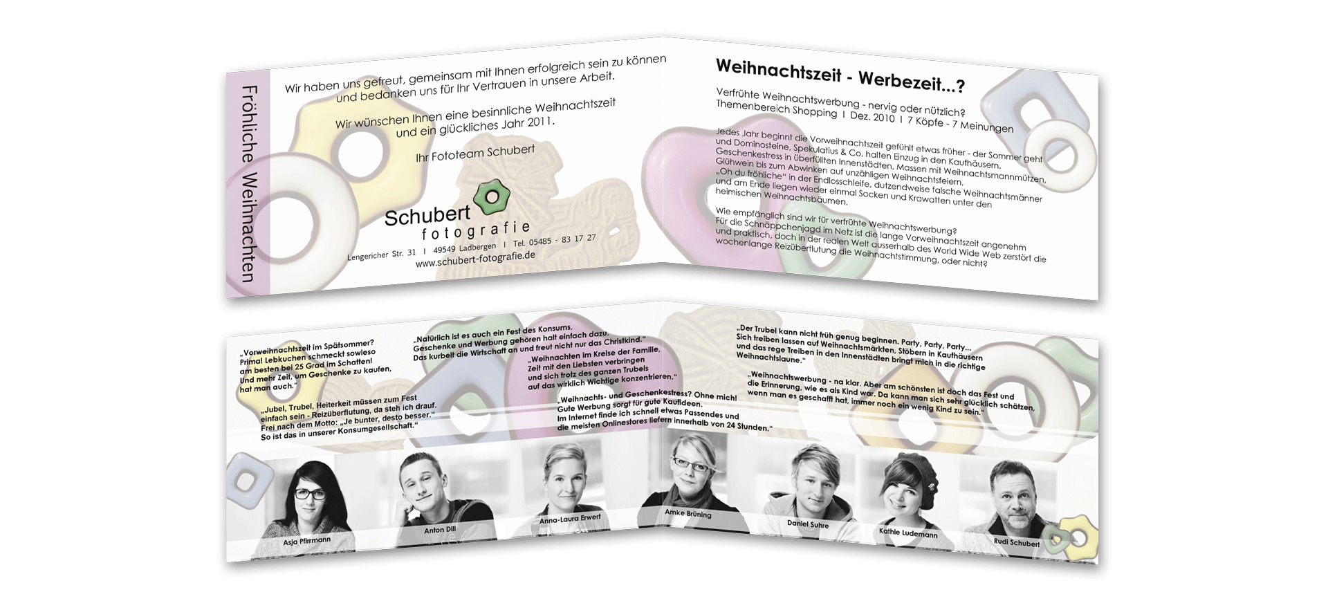 Fotostudio Schubert - Weihnachtskarte 2010