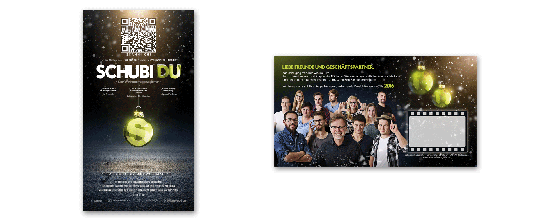 Fotostudio Schubert - Weihnachtskarte 2015