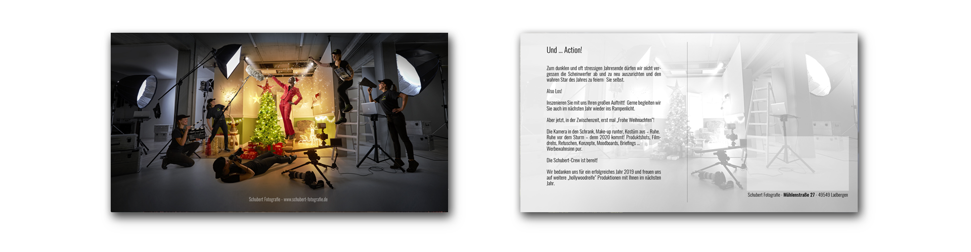 Fotostudio Schubert - Weihnachtskarte 2019